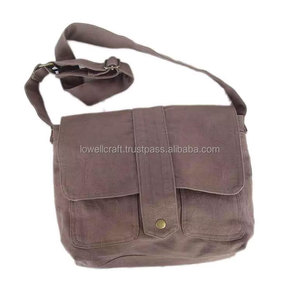 Customized Logo Reusable Luxury Multi Pocket Cotton Canvas Crossbody <b>Bag</b> with Lock Decoration Stylish Shoulder <b>Tote</b> Shopping Han - Product Image 2