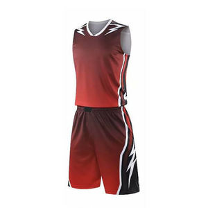 Uniforme de Baloncesto Sublimado Personalizado, MOQ Bajo, Secado Rápido, Transpirable, Ligero, Camiseta y Pantalones Cortos de Baloncesto, Tallas Grandes, MOQ Bajo - Product Image 5