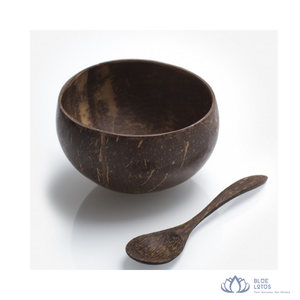 [BEST SELLER] | Polished Coconut Shell <b>Bowl</b> Eco Friendly Food Serving Plate Storage for Hotel Cafe Home from Blue Lotus Farm - Product Image 1