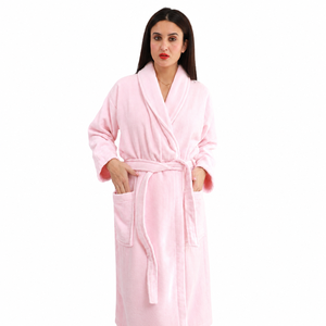 450 GSM Organic Cotton Terry Robe GOTS Certified Unisex <b>Bathrobe</b> Premium Hotel Spa Hospitality - Product Image 4