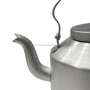 11-Liter Heavy Traditional Aluminum Eco-Friendly Rust-proof Tea <b>Water</b> <b>Kettle</b> Heat-Resistant Handle Wide Mouth Design Secure - Product Image 2