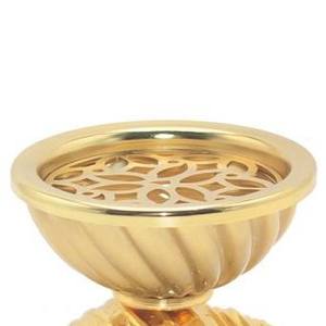 Gold Metal <b>Bakhoor</b> Burner Shell Shape Arabic <b>Oud</b> Incense Holder Decorative Home Fragrance Burner Wholesale Bulk - Product Image 4