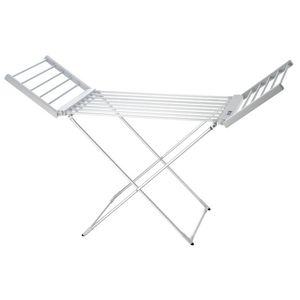 Séchoir à linge pliable en acier au design moderne, support de séchage pliable, personnalisation disponible, léger - Product Image 1