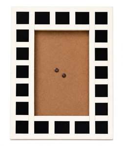 Cadre photo rectangulaire en MDF, design moderne fait main, personnalisable, à suspendre au mur ou à poser sur table - Product Image 1