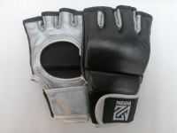 PARANA K1 Ensemble de gants MMA en cuir à paume ouverte pour enfants Gants de boxe et de sparring pour enfants 2 paires d'équipement d'arts martiaux