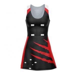 Vestido de Netball Personalizado por Sublimación, Transpirable, de Verano, de Secado Rápido, 100% Poliéster, Uniforme de Equipo, Vestido Deportivo para Mujer - Product Image 5