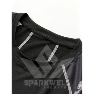 <b>Men's</b> Long Sleeve UPF50 Anti UV Rash Guard Sublimation <b>Compression</b> <b>Shirt</b> Breathable Quick Dry Sportswear - Product Image 3