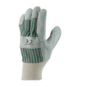 ถุงมือทำงานหนังวัวขนาดกลางกันแรงกระแทกข้อมือผ้าแคนวาสด้านหลังใส่สบายสำหรับใช้ในอุตสาหกรรมของ2025 - Product Image 2