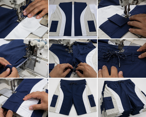 Shorts de surf pour hommes de haute qualité, séchage rapide, avec logo frontal, légers, respirants, design par sublimation - Product Image 6