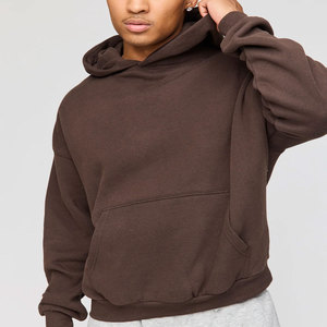 Sudaderas con Capucha Lisas de Felpa de Algodón 100% de Alto Gramaje al por Mayor, OEM ODM, Personalizadas para Marca de Ropa Urbana, con Bolsillo Canguro, Etiqueta Privada - Product Image 4