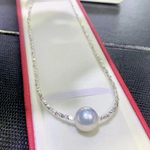 Collar de Cadena con Colgante de Perla Única, Estilo Edison, Colección Verano 2025, Versátil, Favorito de las Celebridades de Internet - Product Image 5