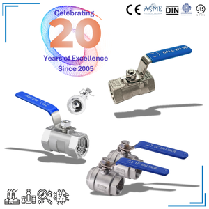 Vanne à boisseau sphérique manuelle à port réduit 1/4'' en acier inoxydable 316, 1 pièce, joint PTFE/RPTFE, 1000 PSI, garantie 1 an, approvisionnement direct usine - Product Image 5