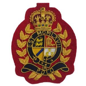 Patch brodé sur mesure en fil d'or pour blazer, motif de blason de poche en fil français, personnalisable pour vêtements, en matériau métallique - Product Image 5