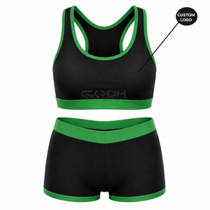 Conjunto Deportivo de 2 Piezas Cosh International Sisterhood Sorority: Sujetador Deportivo Antigolpes y Pantalones Cortos de Yoga, Ropa Deportiva Elástica para Gimnasio y Entrenamiento - Product Image 5