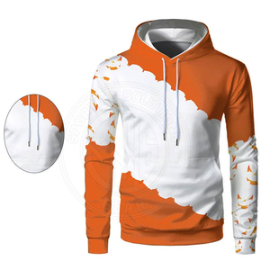 Sweat-shirt à capuche de qualité supérieure, impression numérique couleur intégrale, logo personnalisé, texte, image, pull-over streetwear, sweat-shirt d'hiver unisexe - Product Image 4