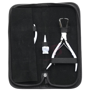 Pince à ouvrir/fermer commerciale en acier inoxydable MAGMA BEAUTY personnalisée, la plus vendue, de qualité supérieure, pour extensions capillaires et micro-anneaux - Product Image 5