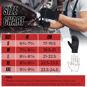 Guantes de Trabajo de Seguridad para Mecánicos, con Pantalla Táctil, Flexibles, Antideslizantes en la Palma, Transpirables, para Trabajo en Almacenes - Product Image 6
