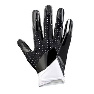Gants de football américain haut de gamme, tendance, tailles personnalisées, à doigts entiers, respirants, souples, en cuir, coupe-vent - Product Image 4