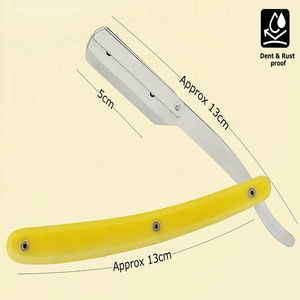 Cuchilla de seguridad de acero inoxidable con cabezal giratorio de plástico para adelgazar el cabello, precio mayorista, para salón de belleza, logotipo personalizado - Product Image 4