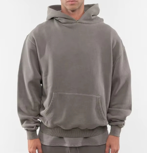 Best Quality 100_ Cotton Heavyweight Vintage Acid Wash Hoodie Street Wear 400gsm Fleece OEM Custom Designs Accepted - Product Image 2