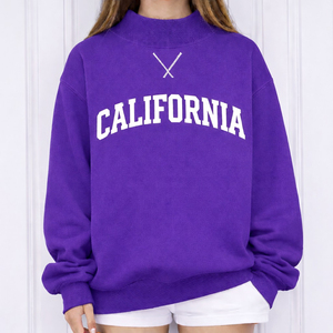 Pull en molleton tricoté personnalisé avec logo imprimé, col montant, poids moyen, polyester/coton, coupe ample et décontractée pour femme, collection automne/hiver - Product Image 2