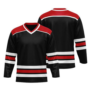 Camiseta de Hockey Personalizada para Hombre, Mujer y Jóvenes, con Logotipo del Equipo, Nombre y Número Bordados e Impresos, para Práctica de Hockey sobre Hielo - Product Image 2