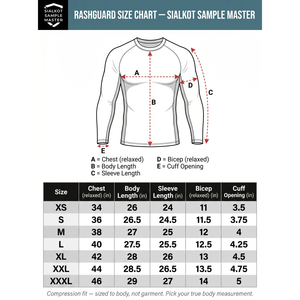 เสื้อรัดรูปแขนยาวแบบกลับด้านได้สำหรับฝึกซ้อมบราซิลเลียนยิวยิตสู ผลิตจากโพลีเอสเตอร์ผสมสแปนเด็กซ์ ป้องกันแสงแดด พิมพ์ลาย - Product Image 6