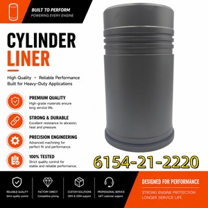 Camisa de Cilindro Komatsu 6D125 6150-21-2221, 125MM de Diámetro, para Motor Diésel de Uso Pesado en Excavadoras y Minería - Product Image 4