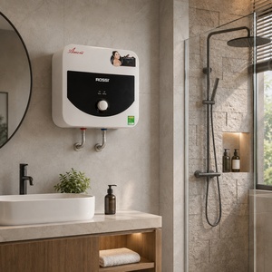 เครื่องทำน้ำอุ่นไฟฟ้า TADT Rossi 20 ลิตร รุ่น Amore Square พร้อมเทอร์โมสตัท ถังเก็บน้ำ ประหยัดพลังงาน ติดผนัง ติดตั้งง่าย - Product Image 5