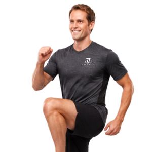 Ensemble de t-shirt et short de sport pour homme pour les squats, la musculation, la remise en forme, les exercices sportifs - Product Image 4