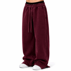 Wholesale Men's Drawcord Sweatpants Soft Fleece Athletic Joggers for Workout Gym and Home Relaxation - Product Image 3