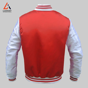 Chaqueta de Satén para Hombre, Diseño Clásico Inspirado en el Béisbol, Chaqueta de Invierno con Ribetes, Prenda Casual de Moda con Tela Personalizada - Product Image 2