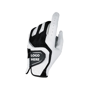 Gants de golf en cuir Cabretta hybride souple OEM, logo personnalisable, antidérapants, fermeture Velcro réglable, pour sports de plein air VN - Product Image 4