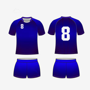 OEM Service <b>Men's</b> Custom Rugby Team Set Jersey Short Sleeve Plus Size Wholesale Uniforms - Product Image 4