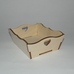 <b>Large</b> Eco-Friendly Wooden Storage <b>Basket</b> Modern Style with Handles Organizer for Toys Clothes Towels Books and Home Decoration - Product Image 3