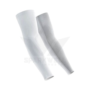 Unisex Cycling <b>Arm</b> <b>Sleeves</b> Anti-UV <b>Compression</b> Outdoor Sports Adult Seamless Plain Dyed <b>Arm</b> Covers - Product Image 3