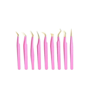 Pinzas Profesionales de Acero Inoxidable para Pestañas con Logotipo Personalizado OEM ODM, Instrumentos de Extensión de Pestañas de Alta Calidad - Product Image 4