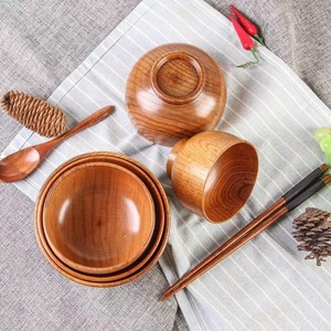 Bol en bois massif de qualité supérieure, écologique, pour la cuisine et la table à manger, disponible en grande quantité - Product Image 2
