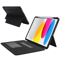 Étui pour iPad fin et élégant de haute qualité, détachable, avec support intégré (PU TPU PC) pour iPad Air & Pro 11/13