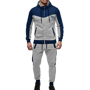 Conjunto Deportivo de Dos Piezas con Capucha para Hombre, Cierre con Cordón, para Gimnasio, Ejercicio, Entrenamiento, Ligero, para Uso en Exteriores - Product Image 2