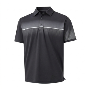Polo personnalisé pour homme – Nouvelle collection été – Formel et élégant pour le golf – Couleur unie – Design simple - Product Image 2