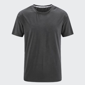 Camiseta de Punto de Algodón 100% de Alta Calidad para Hombre, con Logotipo Personalizado, Transpirable, Ecológica, Diseño Sólido para Verano, Ropa Deportiva - Product Image 3