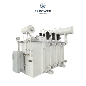 Transformateur de puissance triphasé E2 60Hz immergé dans l'huile, entièrement scellé, avec entrée 220/110 KV pour la distribution haute tension - Product Image 2