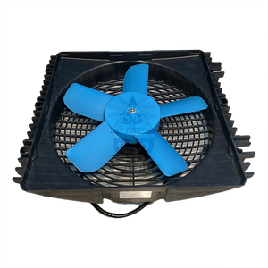 Piezas de maquinaria de construcción de la mejor calidad, ventilador de refrigeración de 5 cuchillas para bomba de hormigón Schwing y mezclador, 24V - Product Image 1