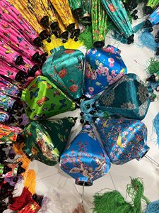 Artistic Silk <b>Lantern</b> Vietnam Handmade Fabric Lighting <b>Lantern</b> For Elegant Wedding Festival Party Home Garden Decoration - Product Image 6