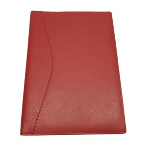 Leather Menu Cover <b>File</b> <b>Folder</b> Sleeve Custom Logo Printing Portfolio Card Organizer Multiple Color Direct Factory Collectors - Product Image 5