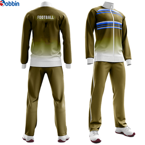 Conjunto Deportivo Personalizado para Hombre, Chaqueta y Pantalones con Cierre Completo, Degradado Azul y Amarillo, Secado Rápido, Impresión por Sublimación - Product Image 6