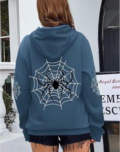 Sudadera con Capucha ROMEO INDUSTRY para Mujer, Informal, de Mezcla de Algodón, Suave, Cómoda y Transpirable, con Bolsillos, para Invierno/Otoño - Product Image 5