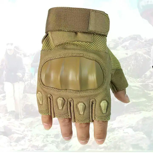 New Style Low MOQ Custom Design Eco-Friendly Leather Cycling <b>Gloves</b> with Hand Protection and Customizable Options - Product Image 1
