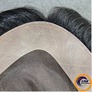 ทูเป้ผมแท้ Remy สำหรับผู้ชาย ฐาน PU แบบลูกไม้ ความหนาแน่น 150% ระบบผมธรรมชาติ - Product Image 3